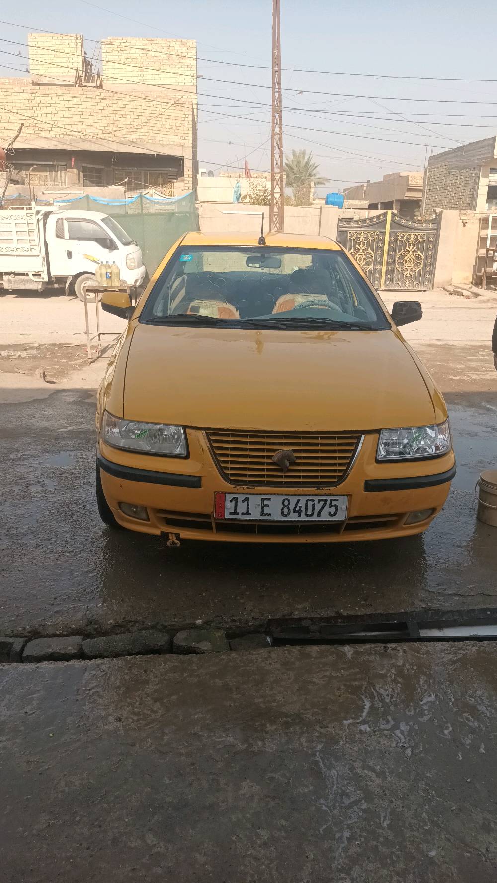 سمند مديل٢٠١١ للبيع او مرواس بخصوصي مبدل باب السايق فقط المحرك بدايت تبخير والكير جديد هو والعينه تخم تاير خط ابيض والصدر جديد تبريد تدفئه شغال رقم بغداد دولي مصفره بسمي السعر ٢٨ وبيه مجال  العنوان بغداد مدينة الصدر الدسيم ***********
***********