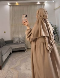 زي شرعي • قماش سندريلا • فري سايز ٦٠-٩٠