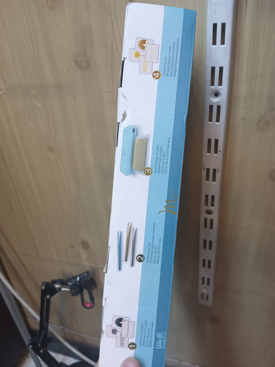 جهاز كبس حراري 
وبنفس الوقت 
هذا جهاز تذهيب الاوراق 
للبيع جديد امازون 
السعر 45 وبي مجال


**إذا كنت صاحب هذا الإعلان وتريد حذفه لأي سبب، رجاءا أرسل رسالة إلى الدعم الفني**