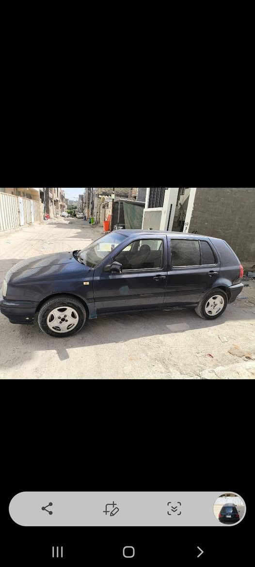 السلام عليكم
كولف موديل ٩٣ بلادية بدون ضرر جراد بالقمارة والبنيد قليل
 تبريد شغال 
مكينه ستندر 
السعر ٤٢
***********
