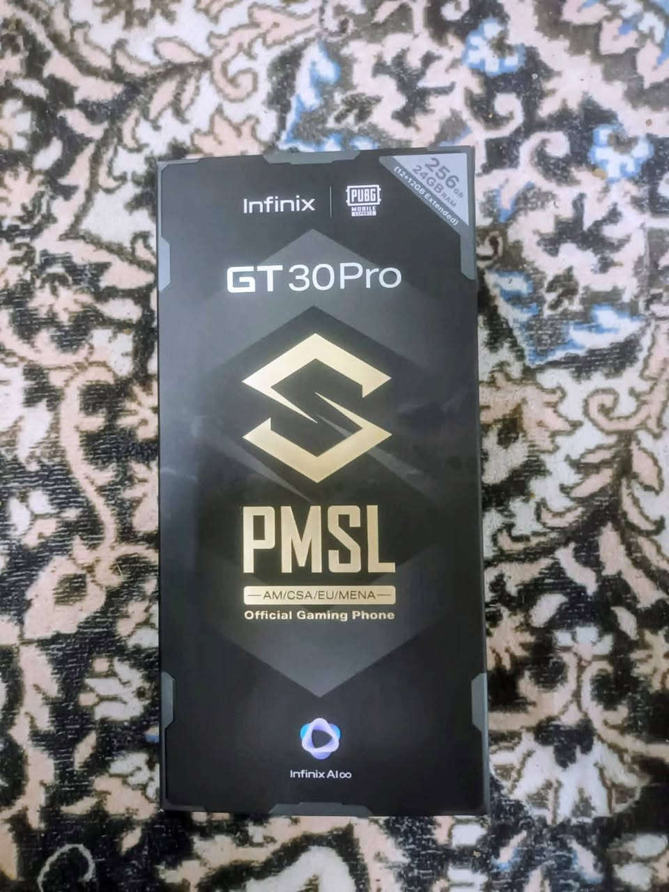 جهاز Infinix GT 30 Pro
استعمال قليل ونظيف جداً اخو الجديد شخط مابي ذاكرة 256
 مواصفاتة معروفة ميحتاج اشرح عنة، سعرة 350 
بغداد الدورة
***********
