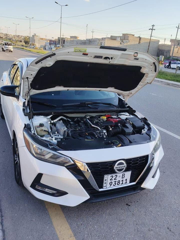 نيسان سنترا 2023 SV+
محرك 2000 دوش شرط
كير شرط 

لون ابيض صدفي 
داخل اسود  سستم كاربون فايبر

بصمه تشغيل 
بصمه أبواب 
تشغيل عن بعد 
تحكمات ستيرن 

رادار 360°
رادار امامي وخلفي وجانبي توقف ذاتي 
حساسات مري جانبيه نقطه عمياء 

قياده ذاتيه مثبت سرعه  
تحديد مسار 

شاشه كبيرة كامرة +شاشه اعطال 

وضعيات القيادة  (ايكو،  نورمال،  سبورت) 

حجر بيئه بلادي 

تدفئه كشنات هيتر 
تدفئه ستيرن 

مانع انزلاق 

ويل كروم 
بك لايت لد 

ممشه 50

سنويه 2031
 هزة فحص  2026 شهر التاسع 

حادث سطحي قطع وحدة نص بنيد بدون داخل
رقم أربيل باسمي تحويل ثاني يوم سونار موجود

تفاصيل خبرني وبي  وتساب ***********

