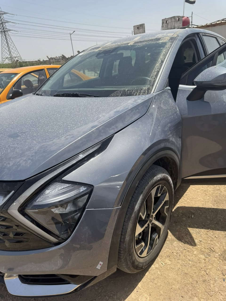 كيه سبورتج EX  موديل ٢٤ دخول جديد  شهداء قادسيه سياره بيه بنيد او جامغ. تبديل او طخات بالصفحه سياره معمره درجه اوله مرقمه شهداء قادسيه تخرم تاير جديد سعره ١٦٠$ او بيه مجال ***********
