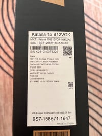 MSI كاتانا 15 • استخدام قليل • نظيف ١٠٠%