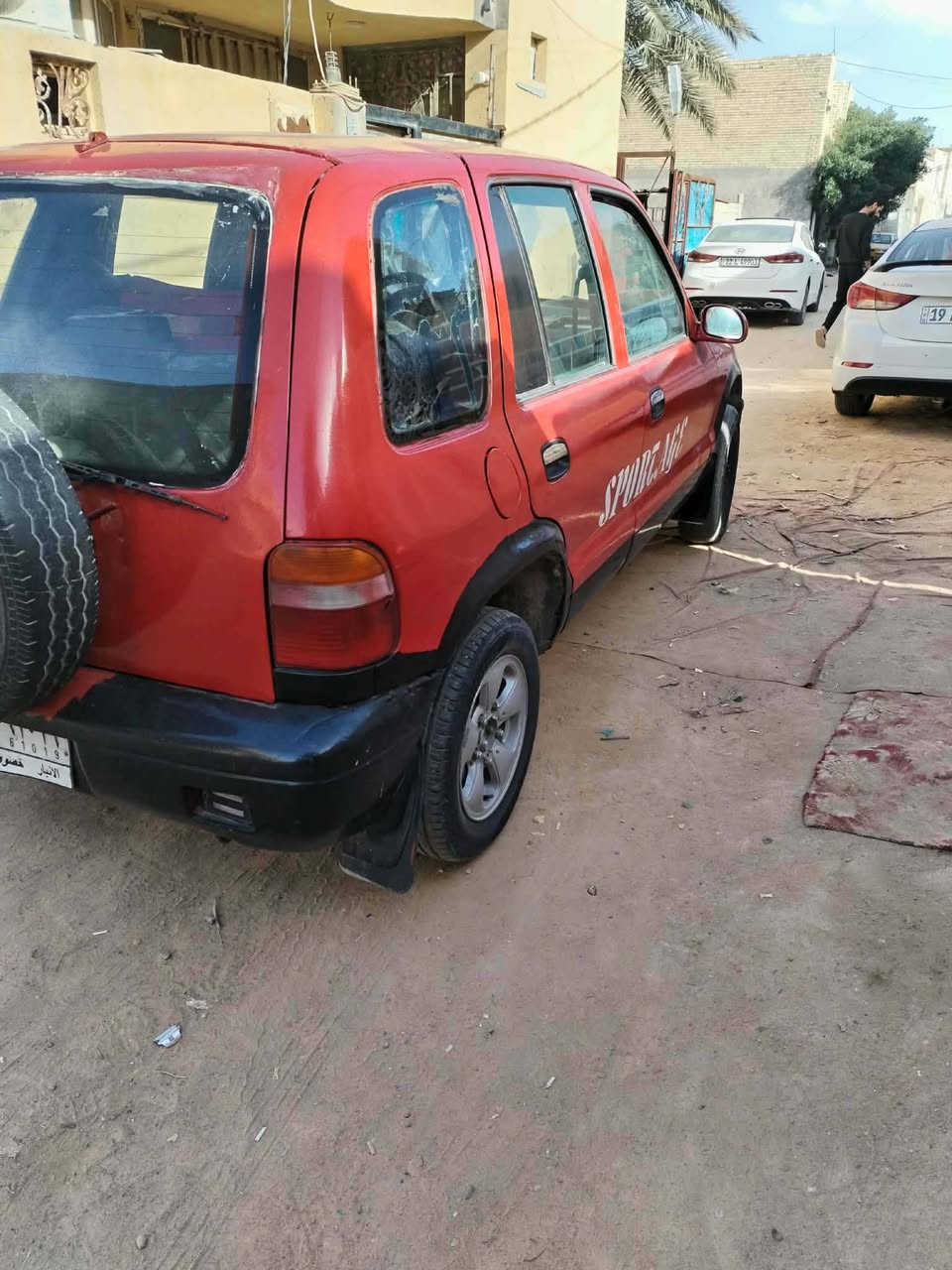 سبورتج 94  كير ومكينه ونجي كربلائي 4سلندر   كهربايات كله شغاله  تحويل ثاني يوم   ب25 وبيه مجال 
مكان نجف ومالكه بكربلا. 
***********
