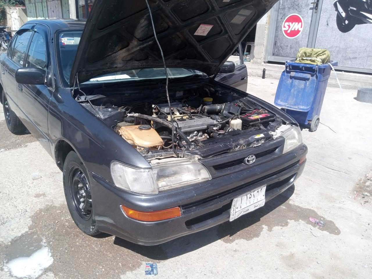 كورلا موديل 94 للبيع كله جاهزه سياره رقم واسط خصوصي تحويل شوكت ماتريد ***********
