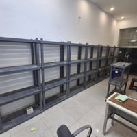 رفوف فيرتكس سهلة التركيب بدون أدوات ولا براغي وسهله التحكم بارتفاعها ح...