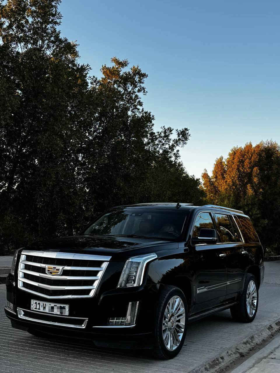 كاديلاك اسكاليد بلاتينيوم 2015
العداد 170 الف كيلو متر 
دوسه كهرباء 
جنطه كهربائيه چلاق 
شاشه DVD بالسقف 
مقاعد جلد تدفئه تبريد 
خزن ميموري 
داتا شو 
محرك 6.2 
مقاعد خلفيه منفصله VIP 
مقاعد الصف الثالث طي كهربائي 
4 كاميرات 
نقاط عمياء
رقمها شبه مميز
فتحة سقف 
عداد ديجيتال 
قاصه 
رادار امامي و جانبي
تثبيت مسار 
كشن هزاز عند الأقتراب من اي جسم أو الخروج من المسار
جنطه شفط 
مرايات شفط و قلاب عند الرجوع 
حساسات أمامية وخلفية 
گير و مكينه كفاله 
السياره بيها قطعتين صبغ بدون حادث 
رقم بغداد بأسمي 
السعر 310 وبيها مجال 
للأستفسار *********** وبي واتساب
