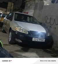 كورلا نحله 2008 للبيع سياره وارد أمريكي حادثها جاملغ خلفي موجود بل منش...