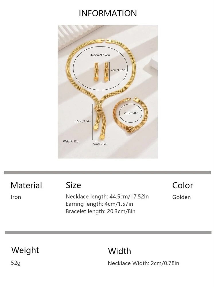 طقم حصيره 
3قطع مجموعة مجوهرات كلاسيكية مفرغة،
#اكسسوارات #ذهب_برازيلي #ذهب_برازيلي_اصلي


**إذا كنت صاحب هذا الإعلان وتريد حذفه لأي سبب، رجاءا أرسل رسالة إلى الدعم الفني**