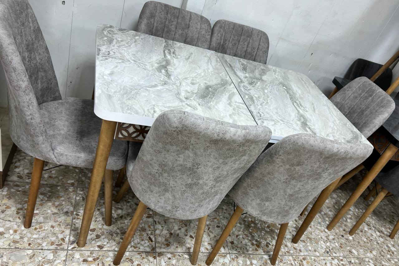 #سارع_بالحجز_كمية_محدودة ✨✨

- ميز طعام ✨✨
متوفر 6 و 4 كراسي✨
السطح  زجاج سلايت ✨✨
قياس 140 *80 سم 💫
بعد التكبير 170 سم 💫
الأرجل حديد طلاء ثابت ✨✨
درجة اولى ✨✨
للحجز ولاستفسار مراسله الصفحه ✨✨
-🚕🚕🚕🚕🚕
تتوفر خدمة توصيل
كافه محافظات العراق


**إذا كنت صاحب هذا الإعلان وتريد حذفه لأي سبب، رجاءا أرسل رسالة إلى الدعم الفني**