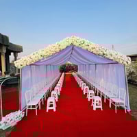 جادر خطوبة • أبيض • ٨٠ كرسي