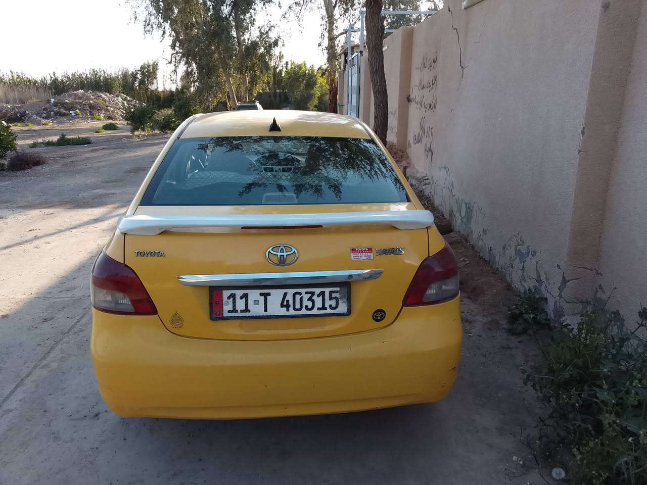 السلام عليكم اخوان تويوتا يارس موديل ٢٠٠٧خليجي بأسمي رقم بغداد تحويل  تدفئة تبريد شغال ثاني يوم مكاني بغداد جسر ديالى القديم أو اليرموك السعر ٦٨بيها مجال بسيط سيارة خير من الله نواقصاها مقعد الاكشن الخلفي مكسور وإذان محرك فقط رقم تلفون *********** متواجد واتس اب
