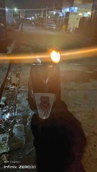 سلام عليكم
كامكو جي آر نوزل دراجه 
كامله مكمله مكينه ناعمة دراجه خير من الله 
زوج تواير جدد كهربائيات شغاله نكره سلف 
مكاني لشطره سعرر 300 
متواجد ع رقم ***********
