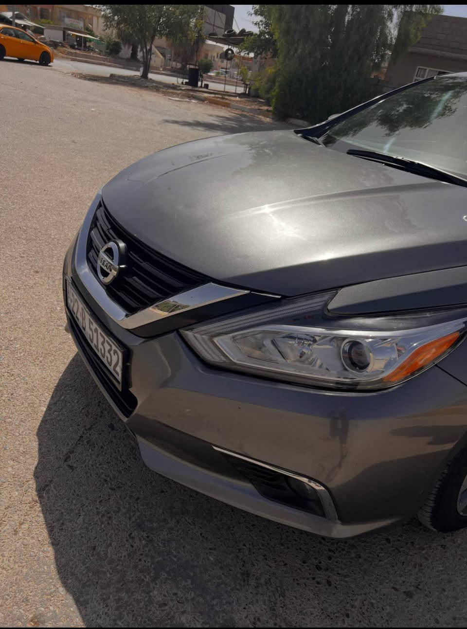 نيسان ألتيما (Nissan Altima)
سياره شرط اربع تايرات جديد تبريد ثلج 
سياره جاهزه 
تحكم استيرن شاشه كامره خلفيه 
رادار مرايات جانبيه تشغل عن  بعد موديل 2018
بي 3قطع مبدل وصبغ حزام سياره خير من الله 
للتفصيل انتصال اني مجرد ناشر سياره هاذ رقم صحب سياره 
***********‬ كركوك, العراق
