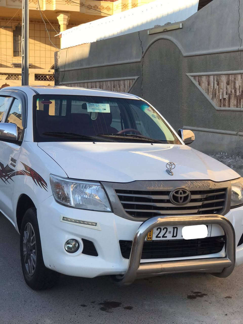 السلام عليكم هايلكس
2013

كويتي. مذهب

وتماتيك 

رقم اربيل تحويل مباشر 

ماشيه 167الف حقيقي 

بيها جاملغ تبديل وجاملغ بارد

السعر 195 وبيها مجال 
مكان السياره فلوجه السعر اتصل 
***********
***********
