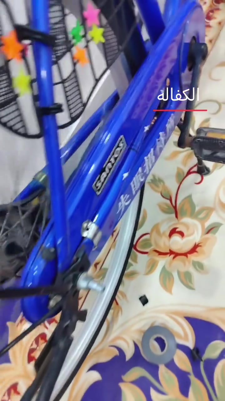 سلام عليكم بايسكل للبيع حجم 26
شركته سانتوس
البايسكل كامل ما ناقصه شي
السعر 105 وبي مجال
العنوان سوق الشيوخ 
الهاتف ***********

