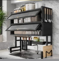 سلة مواعين • طابقين • حديد مقاوم للصدأ