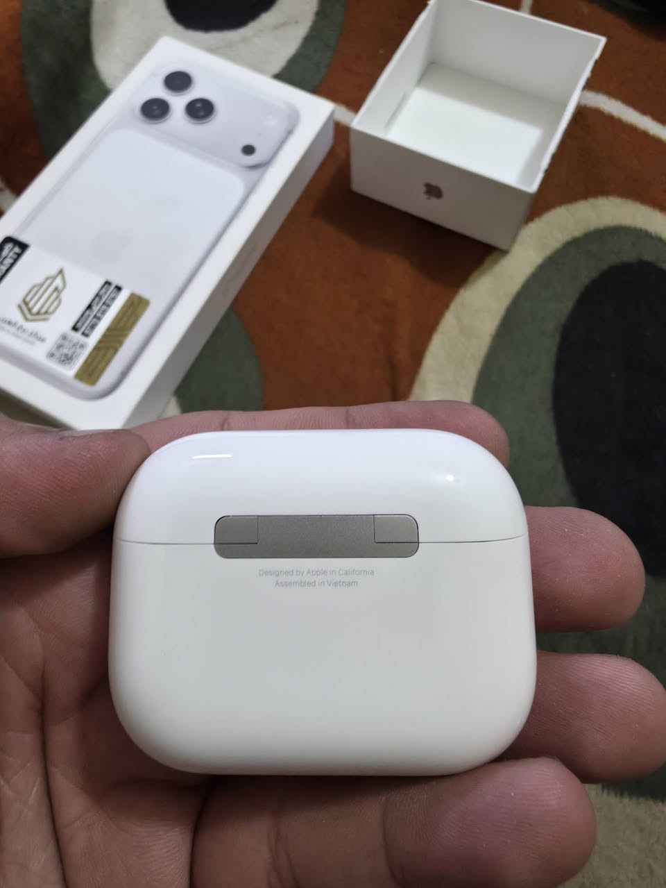 السلام عليكم air pods pro 3  استخدام على كد التشغيل فقط نظافة 100% وكل ملحقاتها كامله


**إذا كنت صاحب هذا الإعلان وتريد حذفه لأي سبب، رجاءا أرسل رسالة إلى الدعم الفني**