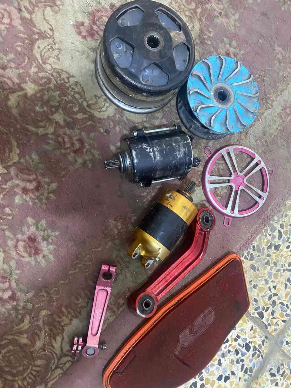 هلو شباب للبيع فحل طلاعات تفصيخ شتريد منها ابيعلك هاي الغراض للبيع
صدر جيمس كرزي 
دبلات خلفيه كرزي 
فراك كرزي 
فلتر شوته رياضي 
مكينه 58 ونص كور بصمه تريد كامله او تفصيخ أو طابوكه 
شمعة مكينه كرزي
قبق جوزه كرزي 
قبق فلاوين كرزي اكو بعد نواعم كرزي 
سيت الياف كاربون 
دشبول كاربون 
سبعه كاربون 
سمجات كاربون 
سبايدر كاربون 
اطار بانزين كاربون 
وجاملغ كاربون بس يرادله ترتيب 
كشن رياضي مال رمبه مو عمل 
شاصي كامل وكله شغال 
اكرر دراجه تفصيخ شتريد منها ابيعلك 
اسعار حلوه مكان بغداد حي اور توصيل موجود رقم ***********
