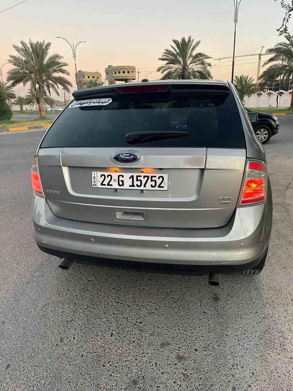 السلام عليكم ورحمة الله وبركاته 
بيع مستعجل
فورد ايدج
2008 
كفاله  بدون ضربه ولا صبغ 
مكينه 3500  6V بلاديه 
كير كفاله 
مكينه كفاله
حداديه كفاله
كهربائيات كله شغاله ضفيره جديده 
تخم تاير جديد 
كشنات جلد بيجي 
كشنات كهربائيه 
ارضيه مغلفه جلد 
شاشه 
كامره 
تبريد ثلج قطعتين 
السياره جديده مابيه نقص برغي ومصروف عليه هواي 
السياره نضيفه وجاهزه من كل شي وبلعافيه الي ياخذه 
مكاني كربلاء 
السعر 83 
***********
