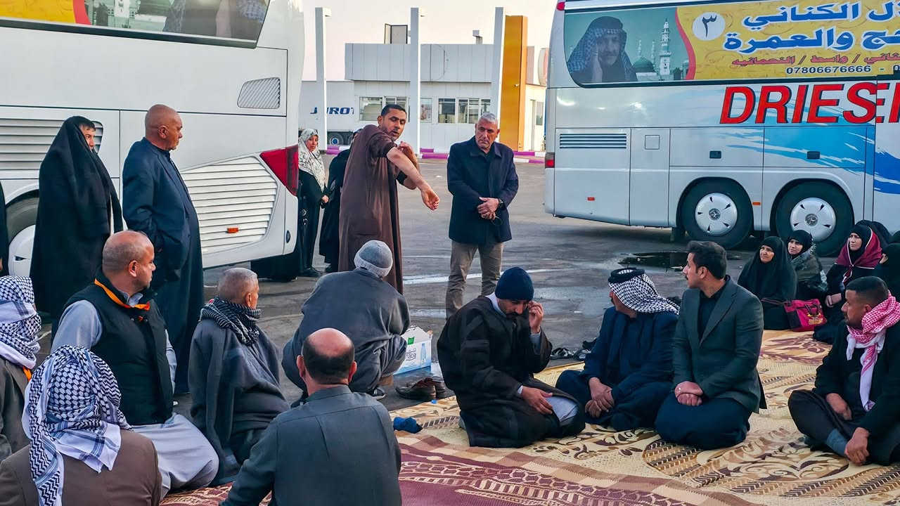 #التغطية_الصورية  

من طريق المدينة المنورة تقديم وجبة الافطار لمعتمرينا الاعزاء  

الرحلة القادمة 🔻🔻🔻🔻
                 تاريخ الانطلاق 
              2-2-2025

يرافق الرحلة 
المتعهد #الحاج حيدر جلال الكناني 

ويرافق الحملة ارشاد ديني مميز 

_ المرشد الديني السيد حميد الشرع 
_ المرشد الديني السيد كاظم الحسيني 
_المرشد الديني السيد رشيد الزاملي 
_المرشد الديني الشيخ احمد الساعدي 

للحجز على الرحلات القادمة 
الاتصال على الارقام التالية 

***********
*********** 
*********** 
*********** 
***********
