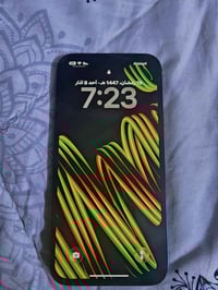 ايفون 13 برو ماكس الجهاز اكتف مبدل ضهر بطاريه 100 ذاكره 256 ويا كارتون...
