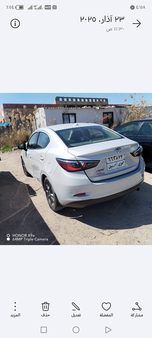 تيوتا يارس موديل 2019
ياباني وارد أمريكي
وتساب 
*********** سعر 115
