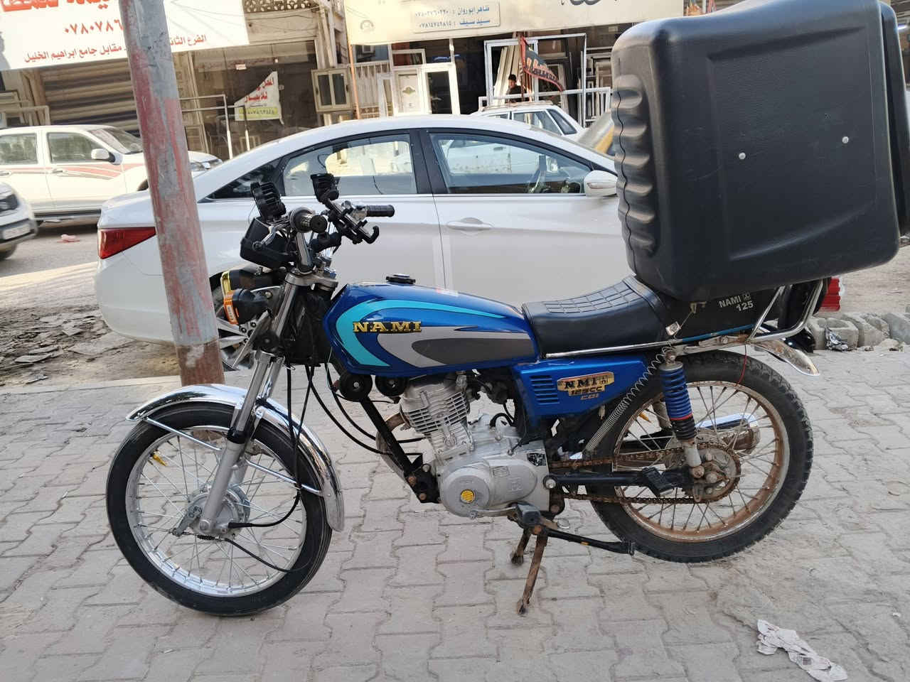 السلام عليكم
دراجه ناما امتياز باب اول  للبيع موديل 2022 طالعه بل 2023 مرقم كامله تحويل ثاني يوم مكينه مفتوحه السعر 1,400,000 وبيها مجال بسيط ***********
