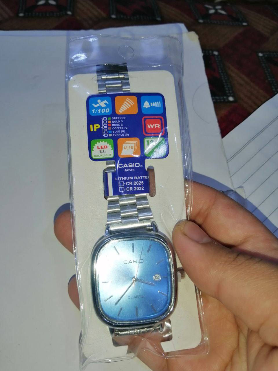 سلام عليكم اي قطعة ب6 الف. ساعات يد رجالية كوالتي عالي 
متوفر كاسيو 
متوفر باتك فليب ناتليوس 
متوفر باكجات  مع صندوق قوي وسبحة و خاتم 
متوفر رولاكس
متوفر ساعة lk
رقم مبايل واتساب ***********
 كروب تلي كرام so1000m
توصيل أربعة الف 🔥
الديوانية توصيلها ب3🔥♥️
