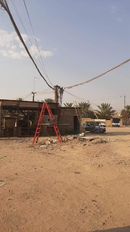 السلام عليكم كادر تصفيه وتنضيم وايرات السحب انضمهن ونرفعهن بدون اي مقابل بس ناخذ الويرات المتروكه وي واير شغال ينكطع احنه انوصله واحد جديد عله حسابنه *********** بغداد فقط
