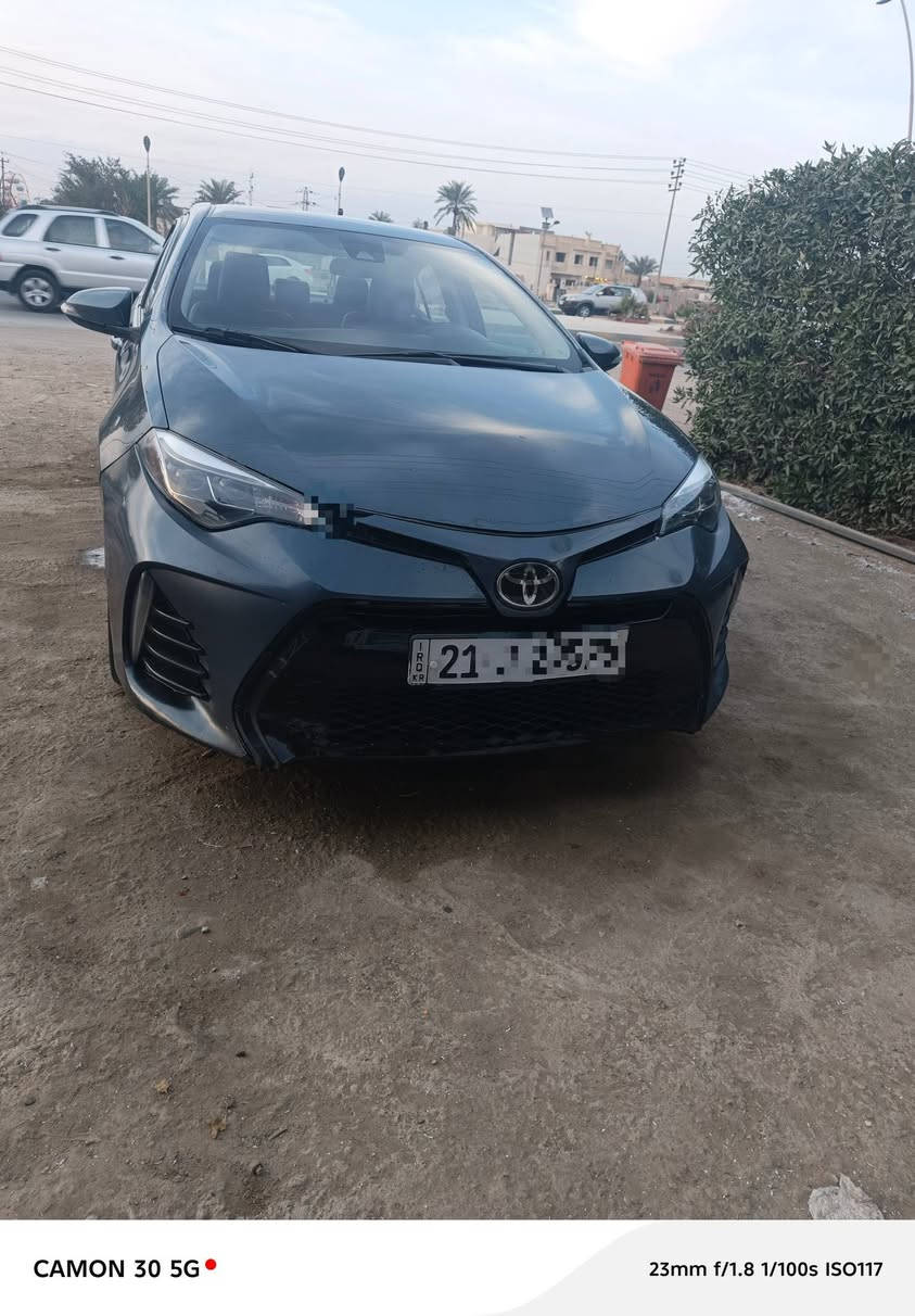 السلام عليكم
كورلا موديل 18 Se بسمي وارد امريكي بچم كبس و صندوگ كبس ضرر باب خلف السائق  نفسه مصبوغ و بلعراق باب الصدر امبدل ابلادي السيارة بدون ايرباك و شرط التحويل كير و مكينة مكفولات رادار و حجر موجود و السيارة بدون أي نقص 
السعر ١٣٠ و بيه مجال
العنوان ديالى المقدادية
***********
