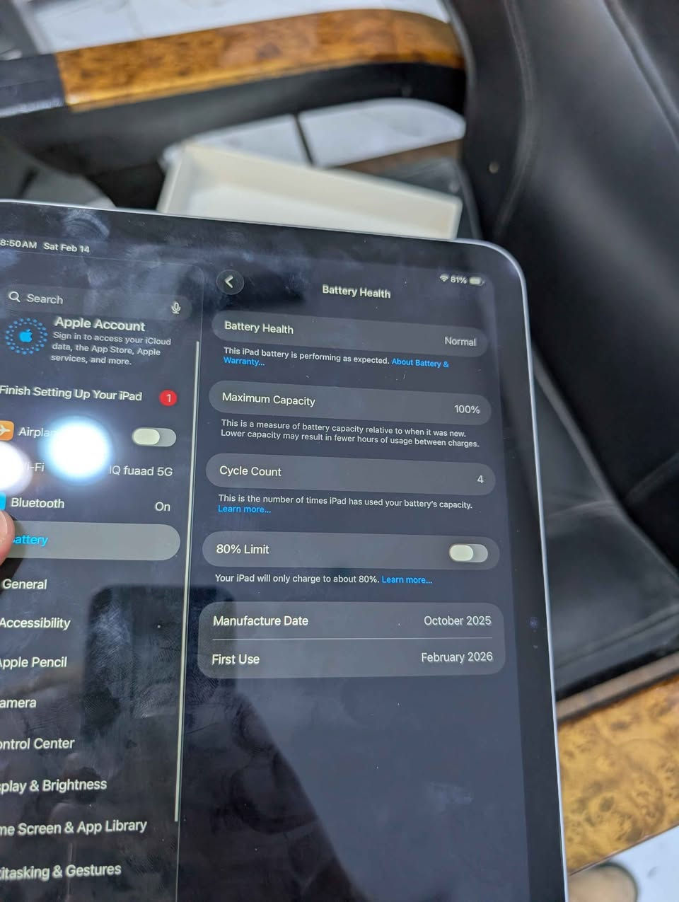 ipad A16 256 Gb

 تەنها 4 جار شەحن کراوە لۆکە کامل ئەشیایە
زەمانی ساڵێکی هەیە

بۆ زانینی نرخ و بینینی ئامێرەکانی تر، جۆینی چەناڵی تیلیگرام بکە   https://t.me/ranjstore1 السليمانية, العراق


**إذا كنت صاحب هذا الإعلان وتريد حذفه لأي سبب، رجاءا أرسل رسالة إلى الدعم الفني**