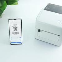 طابعة حرارية بلوتوث قياس 4 انج ● لا حاجة للحبر أو مسحوق الحبر أو الشري...