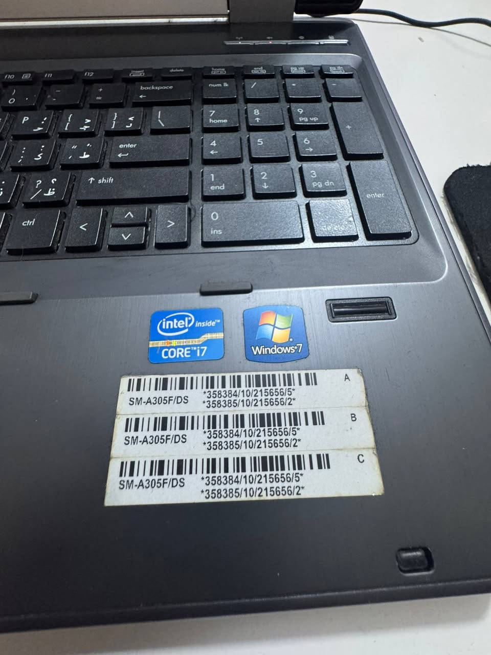 لابتوب EliteBook &مستعمل نظافة ١٠٠٪؜ للبيع 
الموصفات:
كرت شاشة خارجي
I7 gen3
Ram 8gb
Hdd 500gb

تنفع للالعاب المتوسطة وبرامج التصاميم والبيانات الهندسية اوتوكاد السعر 225 الف دينار

العنوان/ بغداد الشعب


**إذا كنت صاحب هذا الإعلان وتريد حذفه لأي سبب، رجاءا أرسل رسالة إلى الدعم الفني**