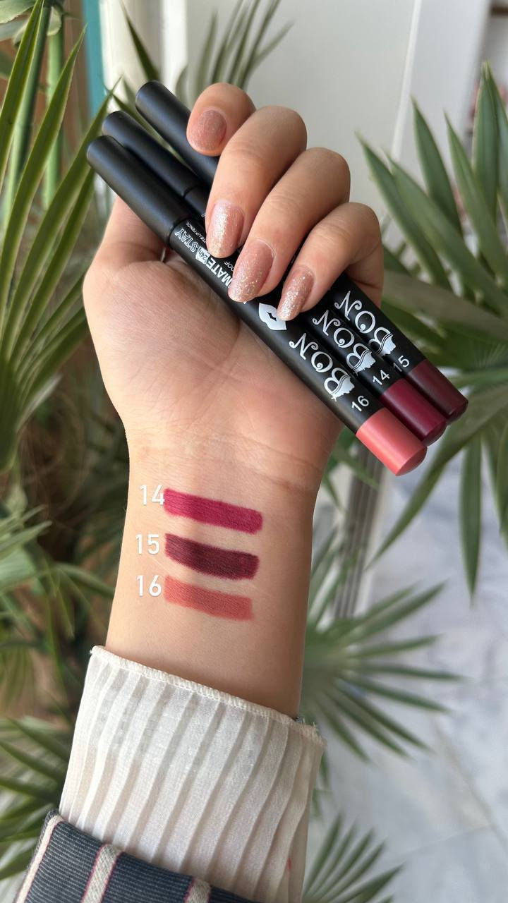 اقلام تحديد شفاه خشبية  من بون
ضيفو_بعض #اكسبلور_فولو #ضيفني #اكسبلور_explore #اكسبلور_ضيفونا #الامارات #الاكسبلور_فولو💕 #فولو #فولومي #فولو_مي #تفاعل #تفاعلوا😻👅 #متفاعلين #كومنت #لايك #ضيفو_بعض #دعم #عمان #الكويت #العراقبلمسة  مخملية مطفية 
بكونها مقاوم للماء  وذات ثبات عالٍ يدوم طويلاً

سعر القطعة الف ونص 🙊🤎
#بون
#تحديد


**إذا كنت صاحب هذا الإعلان وتريد حذفه لأي سبب، رجاءا أرسل رسالة إلى الدعم الفني**