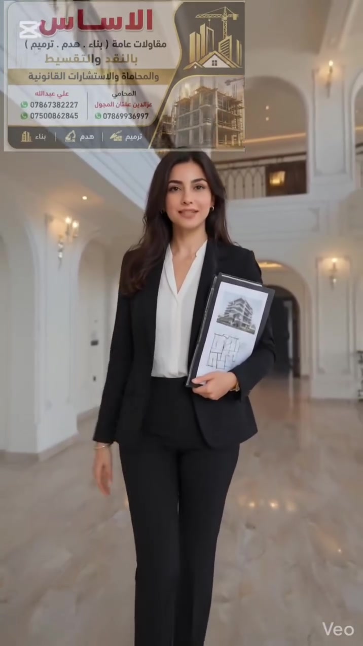 شركة الأساس للبناء 🏗️
نقدم خدمات البناء نقدًا وبالتقسيط وبأعلى جودة
✔️ أفضل المواد الإنشائية
✔️ بإشراف كوادر هندسية مختصة
✔️ سرعة في الإنجاز مع دقة عالية
✔️ توقيع عقد رسمي بين الطرفين لضمان الحقوق وجودة مواد العمل
💰 الأسعار:
الهيكل: تبدأ من 180 - 200 - 250
تسليم مفتاح: 350 - 450
📍 العمل في بغداد وضواحيها
✨ نضمن لك الجودة والثقة من البداية للنهاية
 تواصل 
***********📞
***********📞
