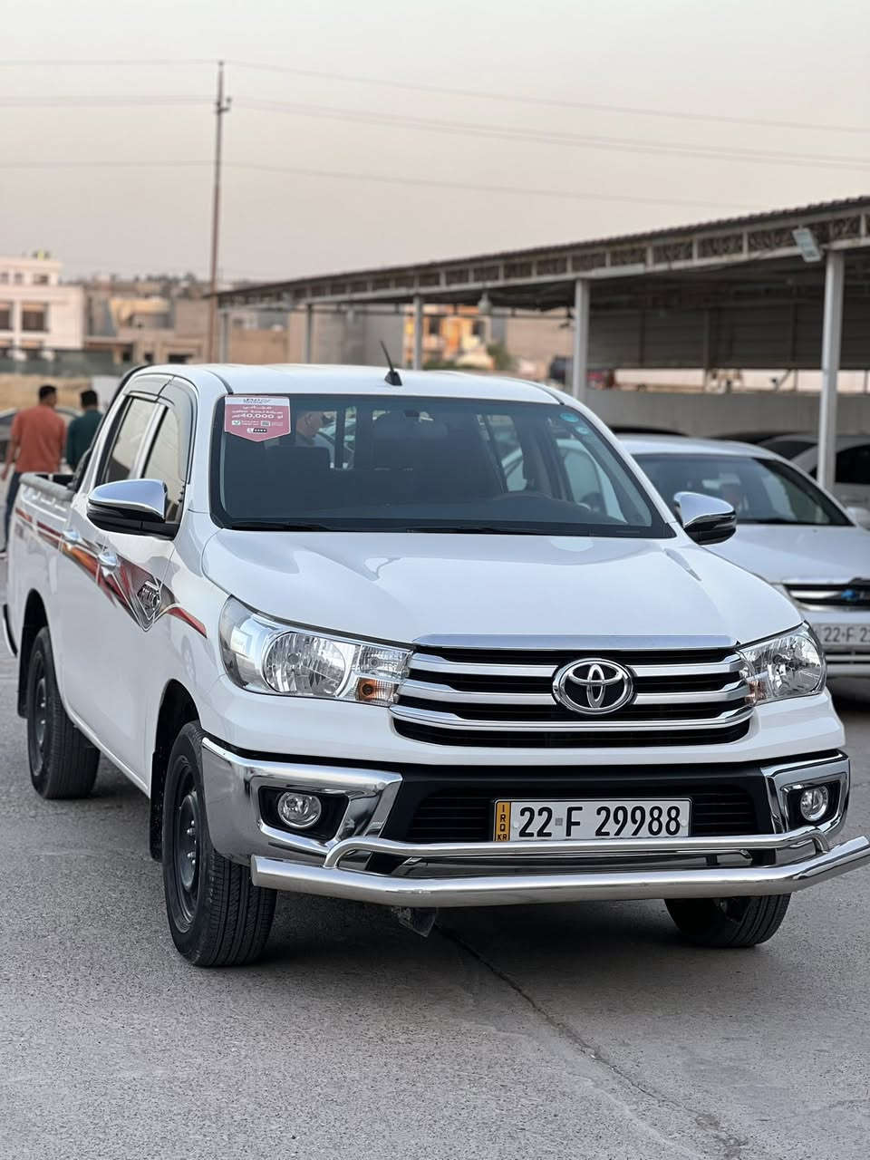 TOYOTA Hilux مودیل 2024 شریكە جیهان المرغوب رقم 1
كیر محرك وكالە تحویل غرامە شرط 
بجم خلف كبس فقد ربع باب صبغ بدون ای دواخل رقم سنویە 2031 
كفالە عامە دعامی لل دعامی 
سعر مناسب 225$ مجال 
*********** بی واتساب
