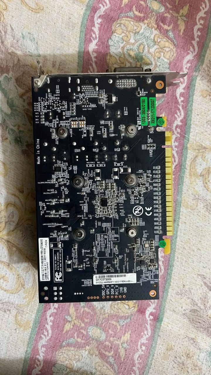 للبيع 
كرت شاشه  gtx 1050 ti 8g 
الكرت بدون منفذ باور يعني ركب و لعب 
السعر 90
توصيل موجود


**إذا كنت صاحب هذا الإعلان وتريد حذفه لأي سبب، رجاءا أرسل رسالة إلى الدعم الفني**