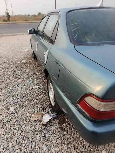البيع كورلا 1994 مكفوله كفاله من ضربه وكص ونغل وعيب شرعي رقم بصره تحويل محرك وكير حاويه مشط جديد تخم تاير كرهبيات كله شغاله دواخل جديده محرك 1800 سعر 48 شراي يتصل ***********
