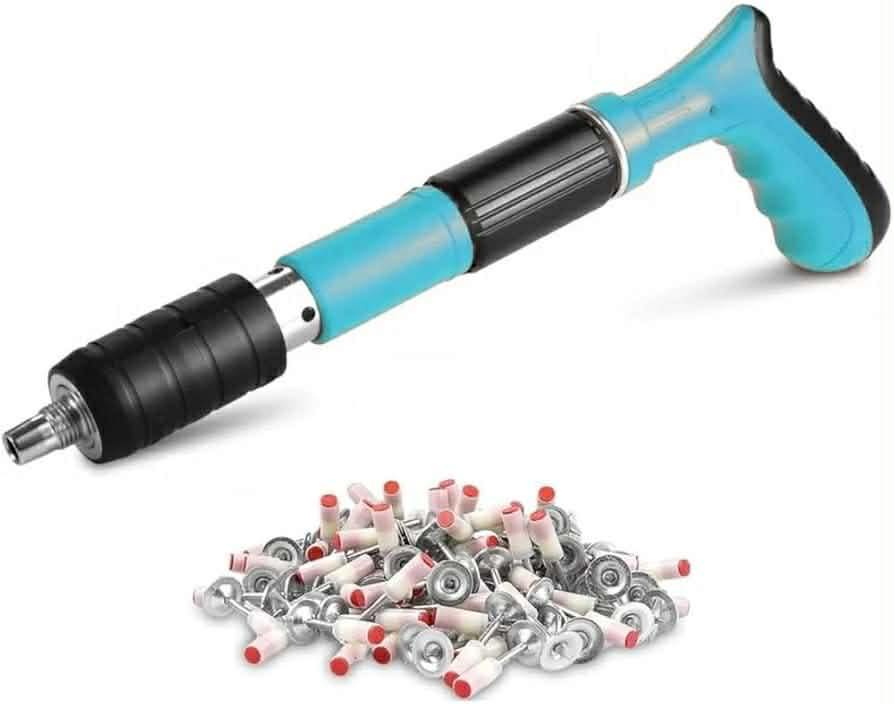 هذا الجهاز هو مسدس تثبيت مسامير خرسانية (Nail Gun) يعمل بالضغط لإدخال المسامير في الأسطح الصلبة مثل الخرسانة والفولاذ. 
ملاحظة المنتج بدون مسامير. سعر 14 مع توصيل


**إذا كنت صاحب هذا الإعلان وتريد حذفه لأي سبب، رجاءا أرسل رسالة إلى الدعم الفني**