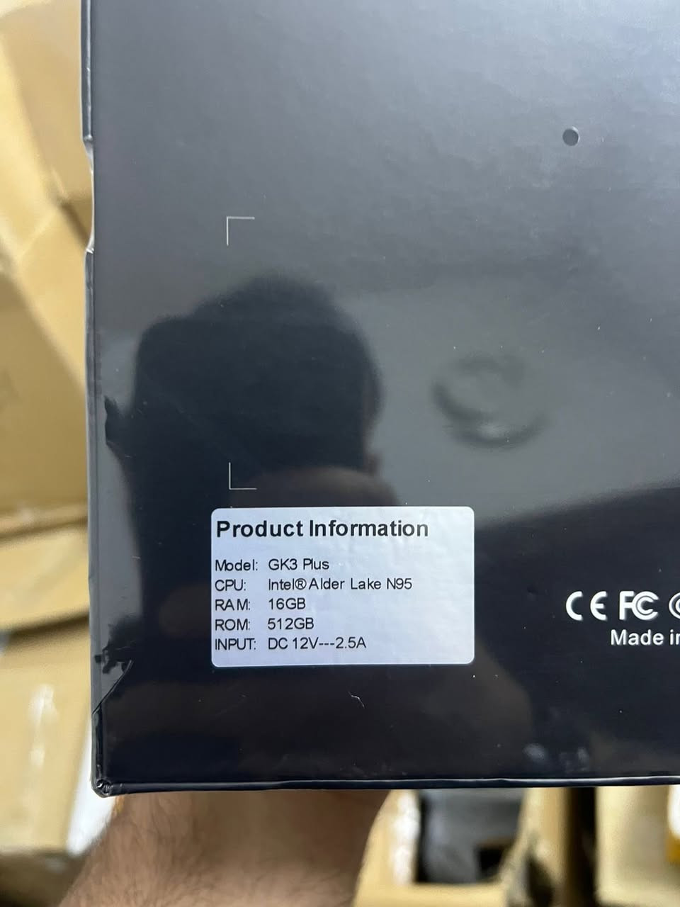 سلام عليكم اخوان 
Mini pc
Ram : 16g
Hard : 512g
الي يفيدة ينطيني سعر


**إذا كنت صاحب هذا الإعلان وتريد حذفه لأي سبب، رجاءا أرسل رسالة إلى الدعم الفني**