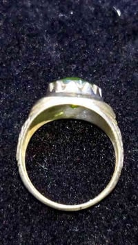 زبرجد افريقي • فضة 925 • بغداد زعفرانية