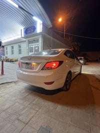 اكسنت للبيع خليجي  2017  كفاله عامه من كولشي  ماشيه ١٣٥  رقم بغداد فتح...