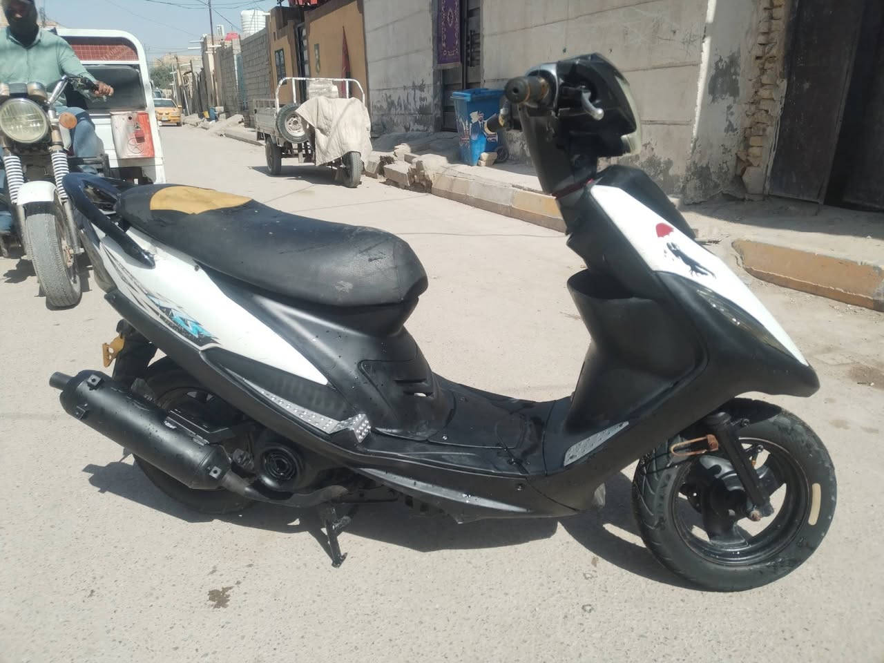 دراجه ماكس عدله مكينه ناعمه شلعه ومعدل شغاله كهربائيات السعر 350 وبيها مجال. ***********
