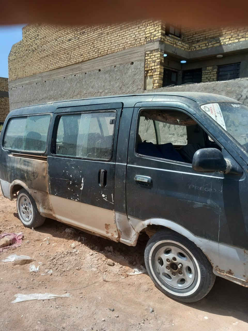 للبيع كيا بريجو باص موديل 97 رقم بابل الماني مكينه وكير وكسن سياره مال تعمير نضيفات مكاني بابل رقم *********** السعر  ١٥
