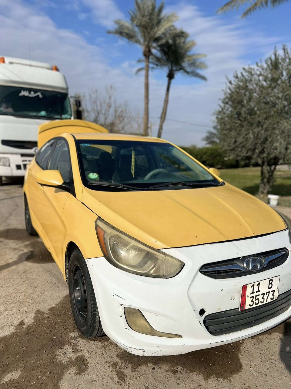 اكسنت 13 أمريكي محرك GD 1600 حادث جاملغ وبنيد فقط ليبل واحد لباقي ومحلوبه شي قليل ب العراق سعرها 75 وبيها مجال مكاني بغداد ابو غريب ***********/***********
