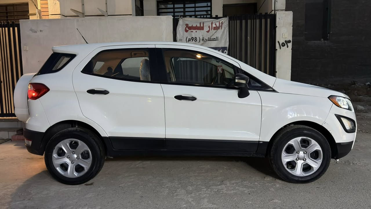 فورد ايكوسبورت استيشن نزم
موديل 2018 خليجي كلين بدون صبغ سنوية 29

محرك 1500 - 3  سلندر المرغوب، معدل صرف 3.2
صدر، أذانات وتخم تايرات جديدة وكالة القاصد، مواصفات SES السيارة مال بيت وعناية وإدامة مستمرة للمحرك وكلشي، ماشية 51 ميل يعني 83 الف كيلو (قابل للزيادة)، رقم سليمانية الجديد

 "عيبها الوحيد اللي ما امبين أصلًا آثار خياط جوة الدعامية الأمامية بمقدار ٤ سانتيم بسبب ضربة چلب أجلكم الله" (موضح بالصور)،
السيارة انظف بالحقيقة من الصور.. 

مطلوب 125/ وبيها مجال للوجوه الحلوة 

مكانها بغداد
*********** واتساب.
