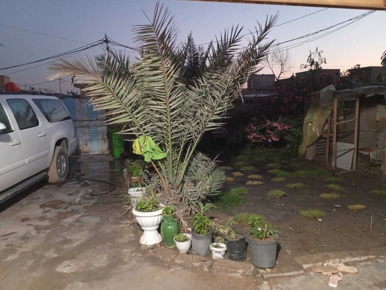 السلام عليكم بيت + قطعه مساحة 500 رگن 📍 نواب الضباط قرب مدرسه القلم الشارع العريض للاستفسار ***********
