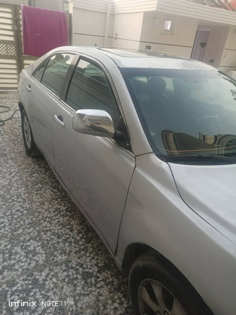 كامري 2007 وارد امريكي
ليبل واحد حادثهه جاملغ المامي جهه السايق
مصبوغه حزام اثر جراد 
كير مكينه 2400 صدر امامي خلفي مكفول
رقم بغداد مشروع وطني بسمي 
تبريد شغال السعر 80 وبيهه مجال حك الجيه
العنوان ابو غريب النصر والسلام ***********
